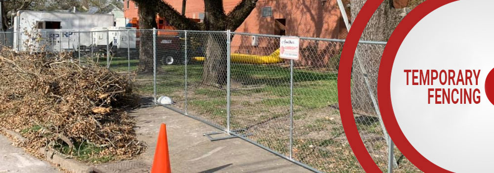 Temporary Fencing for Government Projects