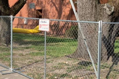 Durable Temporary Fence